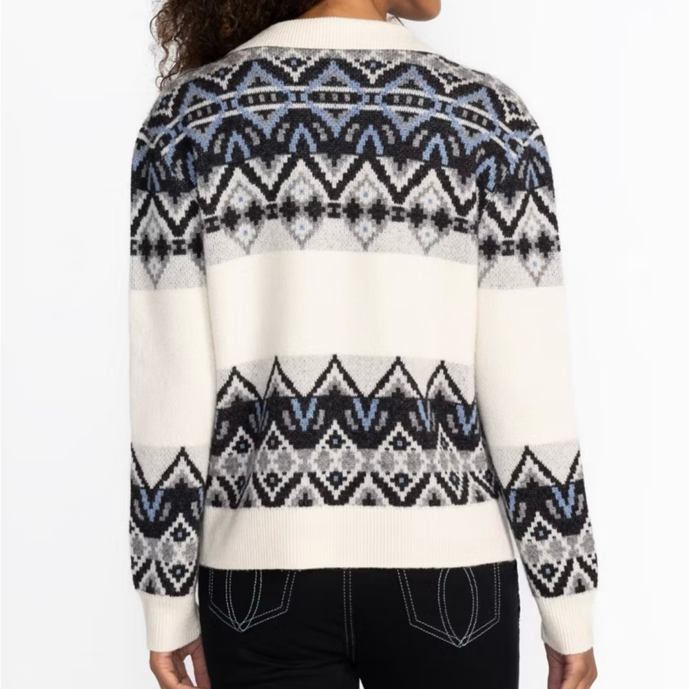 Johnny Was Embroidered Patterned Sweater - Picture 7 of 7